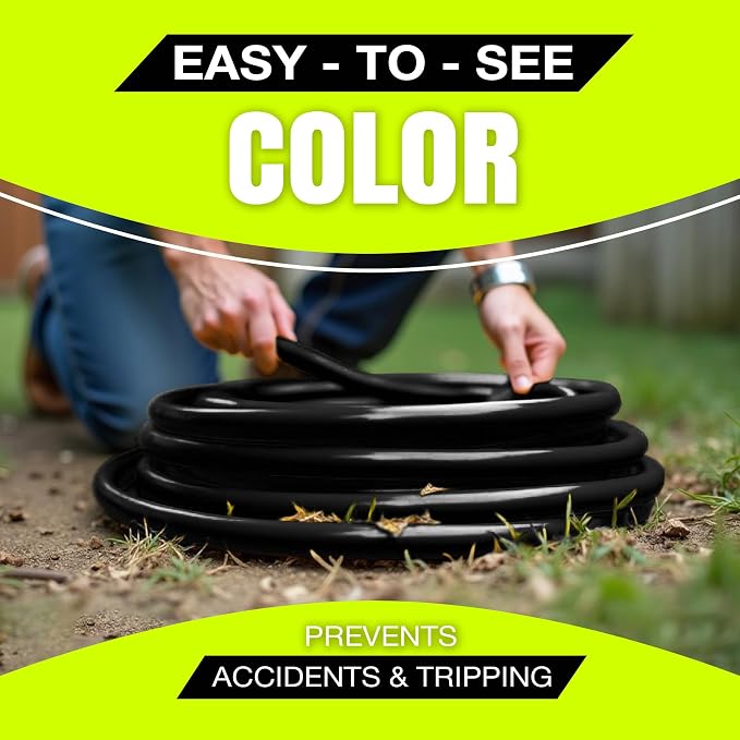 3ft Outdoor/Indoor Extension Cord 3-Outlet 12/3 Gauge Extra Heavy Duty 3 Prong - Image 5