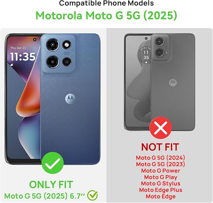 Lanhiem for Moto G 5G 2025 Case, IP68 Waterproof Dustproof Shockproof Case - Image 2