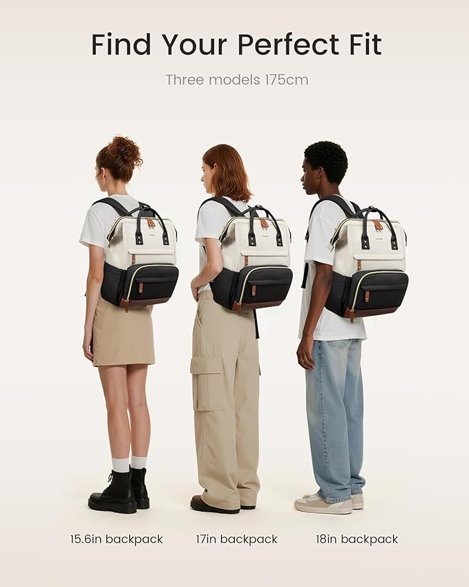 LOVEVOOK Laptop Backpack for Women, 15.6 Inch Work Business Backpacks Purse - Image 6