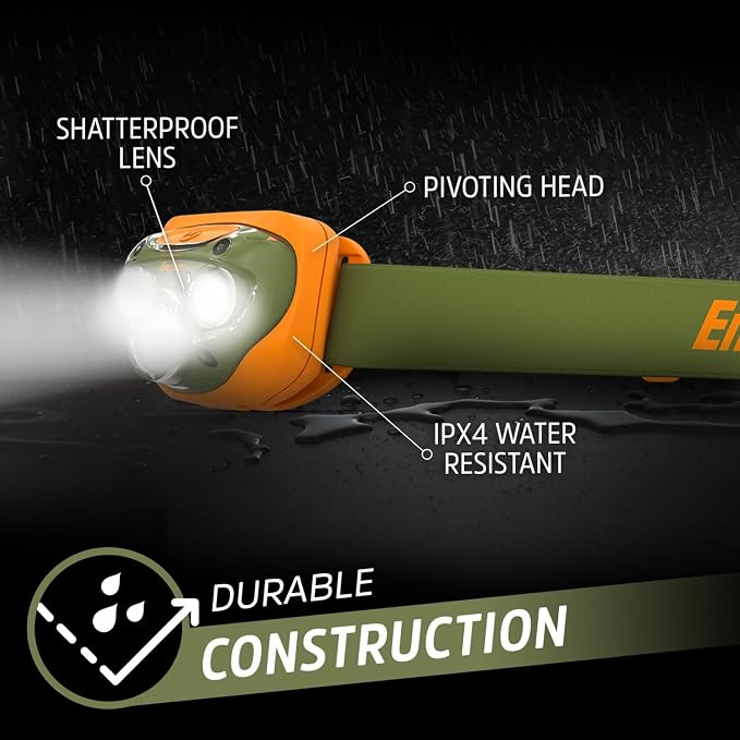 Energizer LED Headlamp PRO, IPX4 Water Resistant Headlamps, High-Performance - Image 7