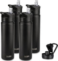 HASLE OUTFITTERS Insulated Water Bottle 22 oz Double Wall Stainless Steel Water by HASLEOUTFITTERS