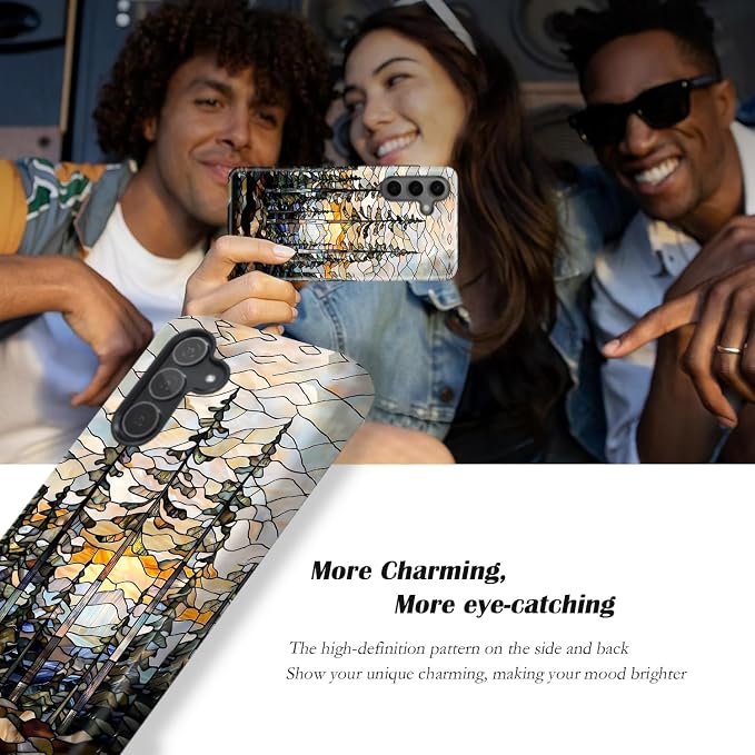 Compatible for Samsung Galaxy A37 5G Case, Dual Layer Heavy Duty 2 in 1 - Image 4
