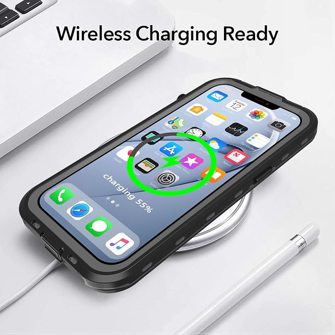 for iPhone 14 Case Waterproof, Full-Body Hard Case Built-in - Image 7