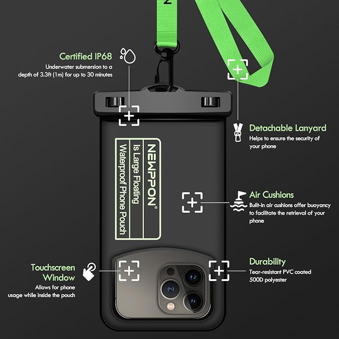 10.5" Large Floating Waterproof Phone Pouch - Image 6