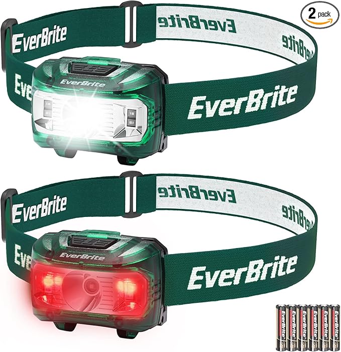 EverBrite Headlamp, 2 Pack Kids Headlamp by EverBrite