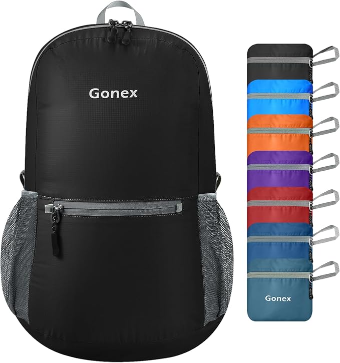 Gonex Ultra Lightweight Packable Backpack 20L Daypack Handy Foldable Camping - Image 2