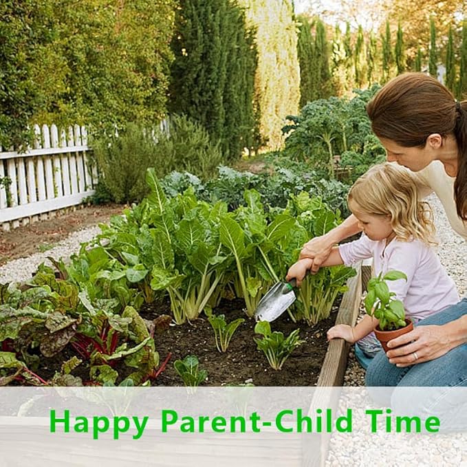 Gardening Tools - 11Pcs Heavy Duty Garden Tool Set with Non-Slip Rubber Grip,Aluminum Alloy Starter Kit with Garden Bag, Durable, Ergonomic, Ideal Gardening Gifts for Women, Mom, Men