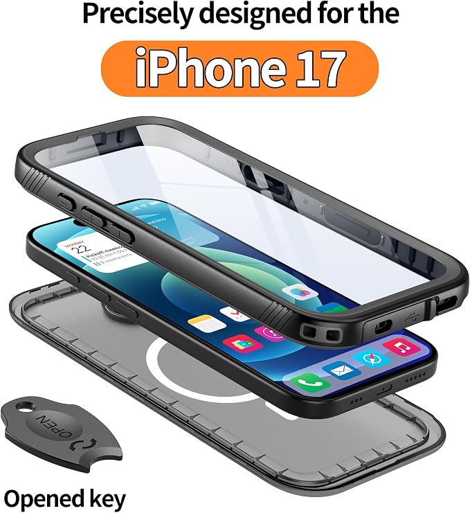 Cozycase for iPhone 17 Waterproof Shockproof Dustproof Case - Image 2