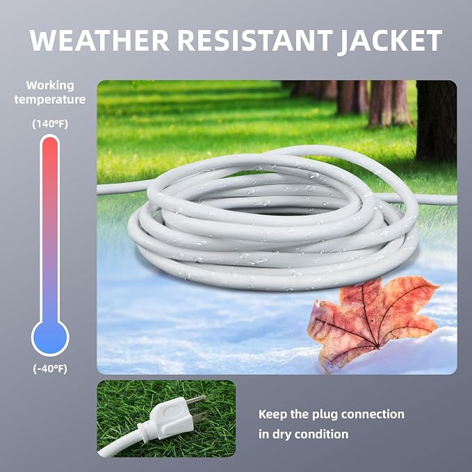 EP 2 Pack 10 Ft Outdoor Extension Cord - Image 5