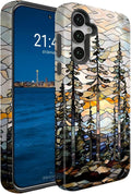 Compatible for Samsung Galaxy S25 FE 5G Case, Dual Layer Heavy Duty 2 in 1 by BSMOSPER