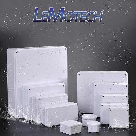 LeMotech Junction Box, Electrical Box IP65 Water Resistant Dustproof ABS - Image 9