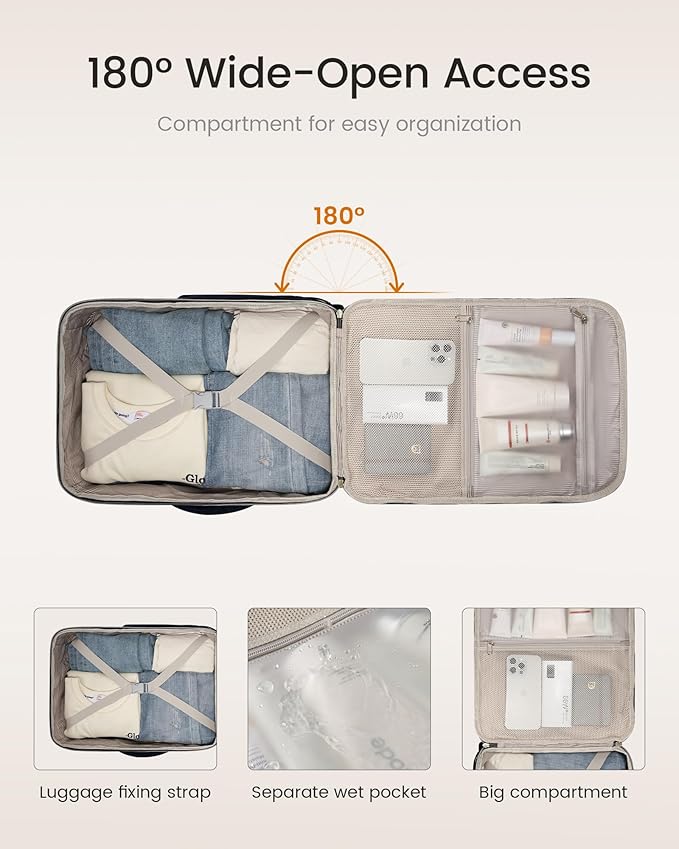 LOVEVOOK 56L Travel Backpack for Women & Men, Airline Approved Carry On Luggage - Image 6