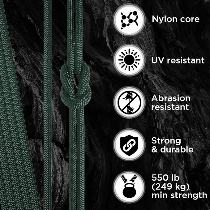 TECEUM 5/32" Paracord Rope 1000 – 1000ft / 200ft / 100ft / 50ft – Tactical - Image 3