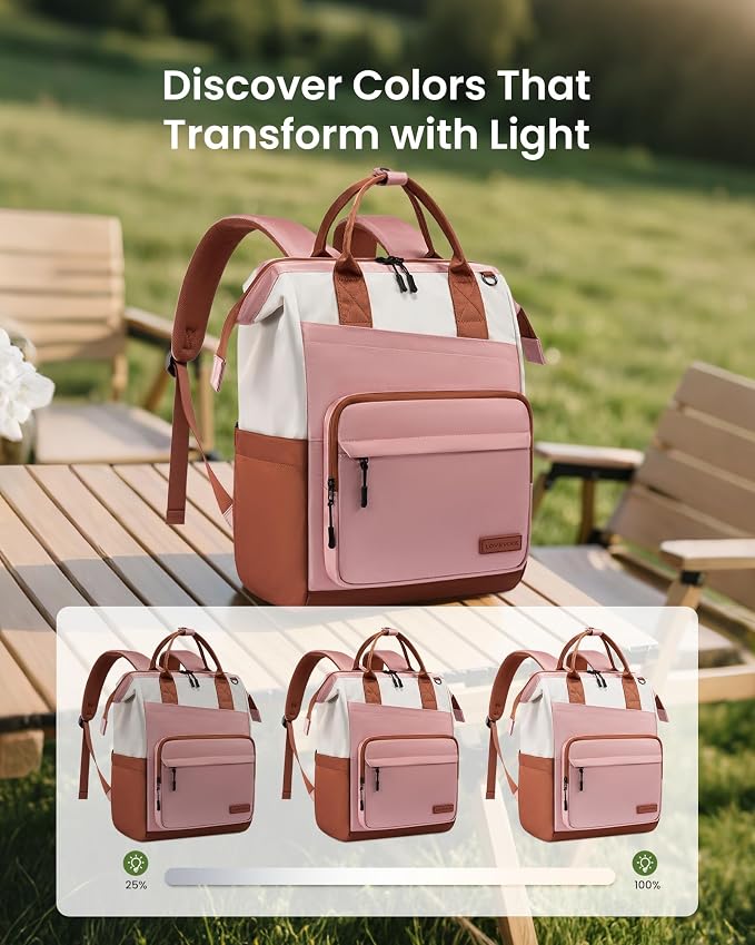 LOVEVOOK Laptop Backpack for Women, 15.6 Inch Travel Backpack for Work College - Image 7