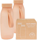 BLUE GINKGO Collapsible Water Bottle – Lightweight, Foldable Silicone Bottles by BLUEGINKGO