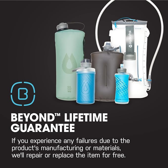 HydraPak Stow Collapsible Water Bottle – 350ml, 1L – Ultralight, Leak-Proof - Image 6