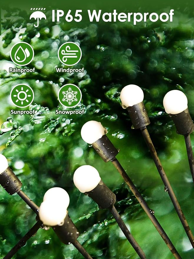 2026 Upgraded Solar Lights Outdoor, 12 Pack Solar Garden Lights - Image 6