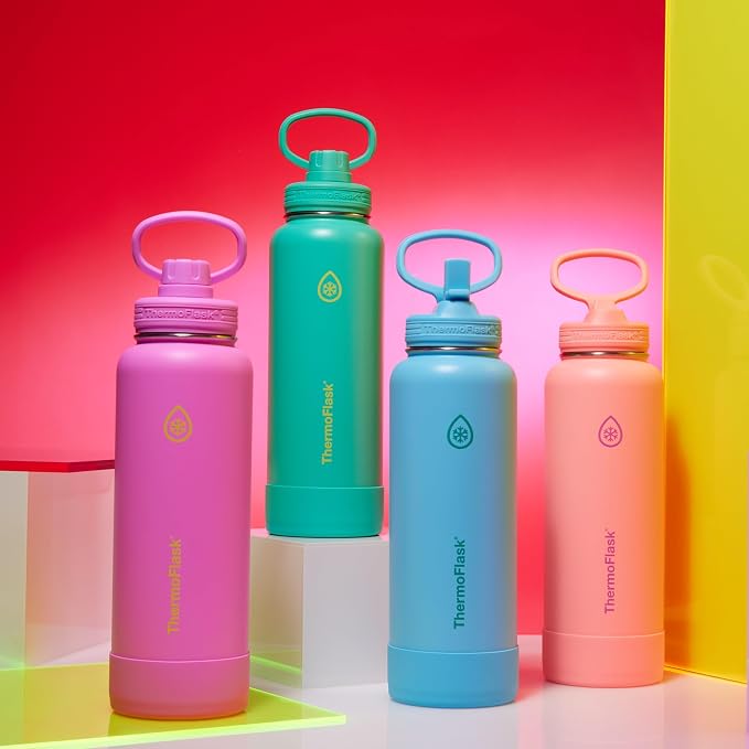 ThermoFlask 40 oz Double Wall Vacuum Insulated Stainless Steel Water Bottle - Image 5