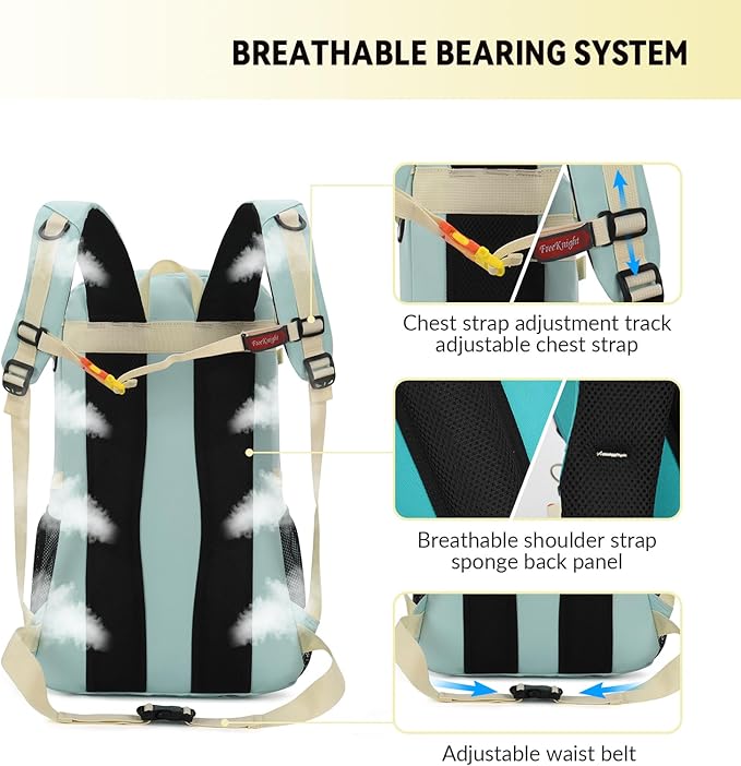 Bseash 40L Waterproof Hiking Backpack - Image 6