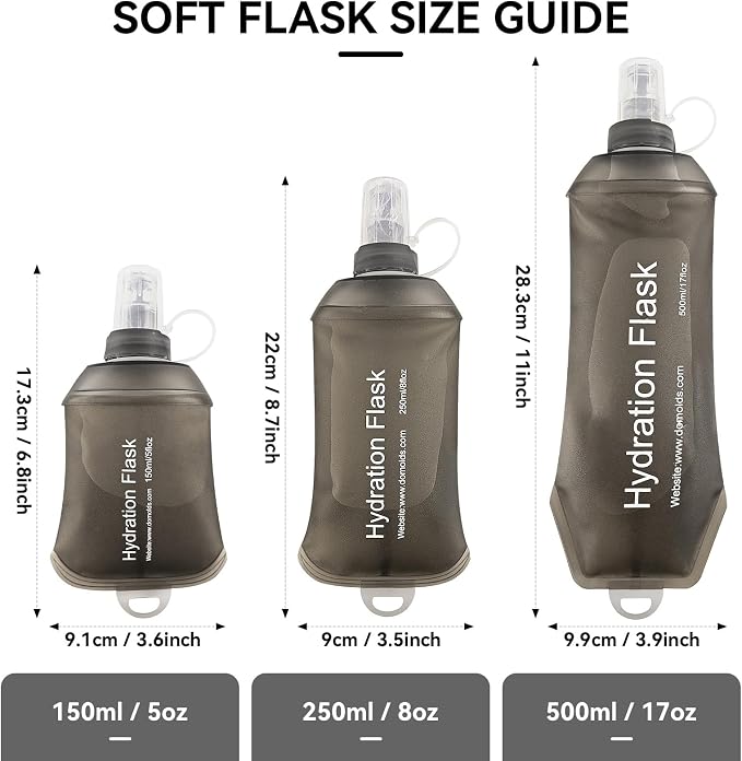 150ml Soft Flask Soft Water Bottle - Image 2