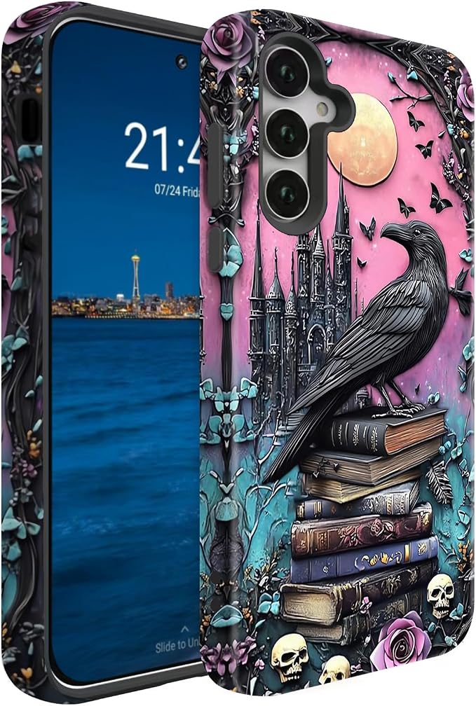 Compatible for Samsung Galaxy A16 5G Case, Dual Layer Heavy Duty 2 in 1 by BSMOSPER