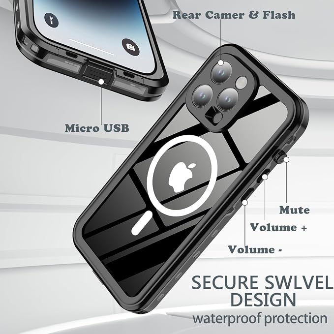 for iPhone 14 Pro Waterproof Case - Image 7