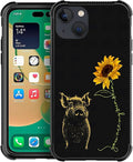 for iPhone 14 Case, Pig Sunflower Yellow Sunshine Pattern Graphic Design Girl by FKBRCL4U