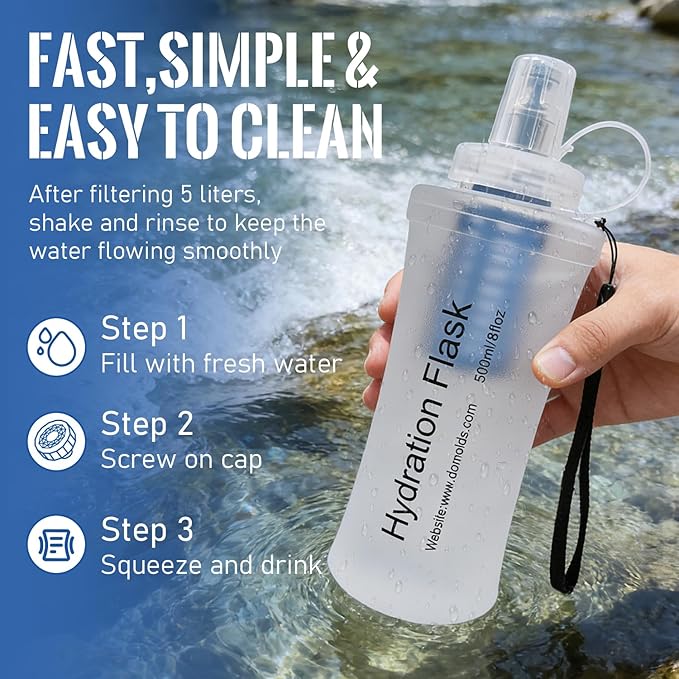 500ML Collapsible Water Bottle - Image 5