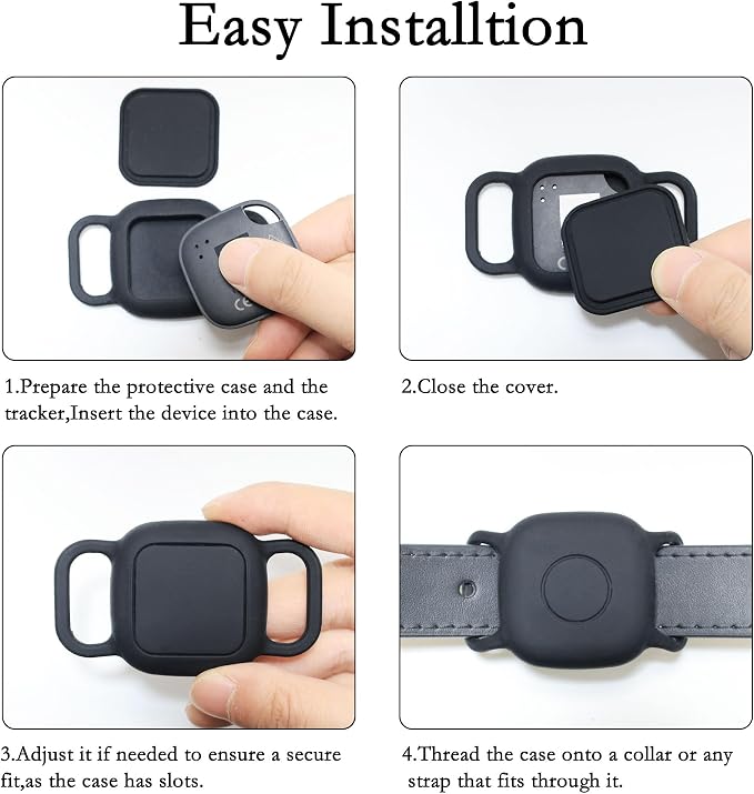 Waterproof Dog Collar Holder for Tile Life360 Mate 2024/2022 Tracker, Anti Lost - Image 4