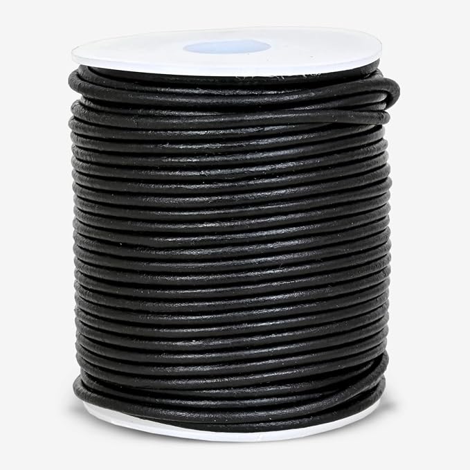 GENIQUE Real/Genuine Round Leather String Cord - Image 2