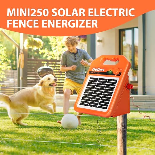 ANDMON MINI250 15 Miles Solar Electric Fence Charger, 0.25 Joule Solar Fence - Image 4
