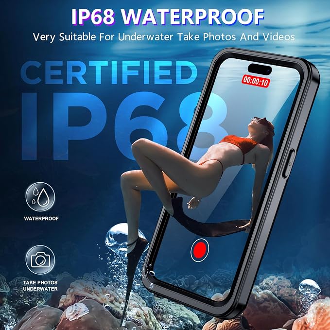 Red2Fire 2025 New Designed for iPhone 14 Pro Max Case Waterproof, Phone Case - Image 3