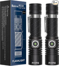 Banral Rechargeable Tactical Flashlights, High Lumens Small Mini USB-C LED by Banral