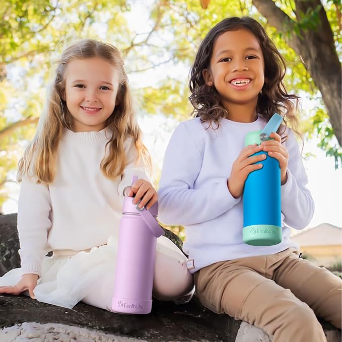 Fimibuke Kids Insulated Water Bottle - 18oz BPA-FREE 18/8 Stainless Steel Kid - Image 7