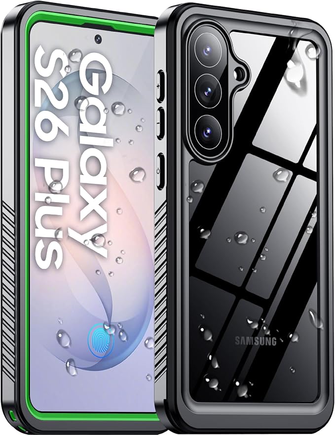 Temdan Designed for Samsung Galaxy S26 Plus Case Waterproof, Built-in Lens & by Temdan
