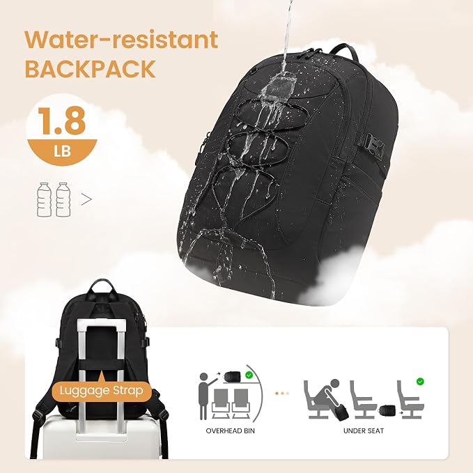 LOVEVOOK Mens Backpack with Giant Tumbler Holder Pocket, 17 Inch Everyday - Image 6
