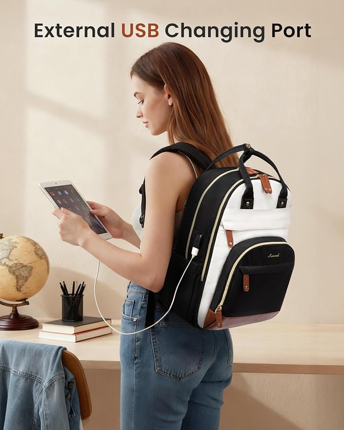 LOVEVOOK Backpack for Women, Laptop Backpack Women, Fits 15.6 Inch Laptop Bag - Image 2