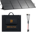 200 Watt Solar Panel IP68 Waterproof ETFE Coating Portable 24V MC4 Output by Mesuvida