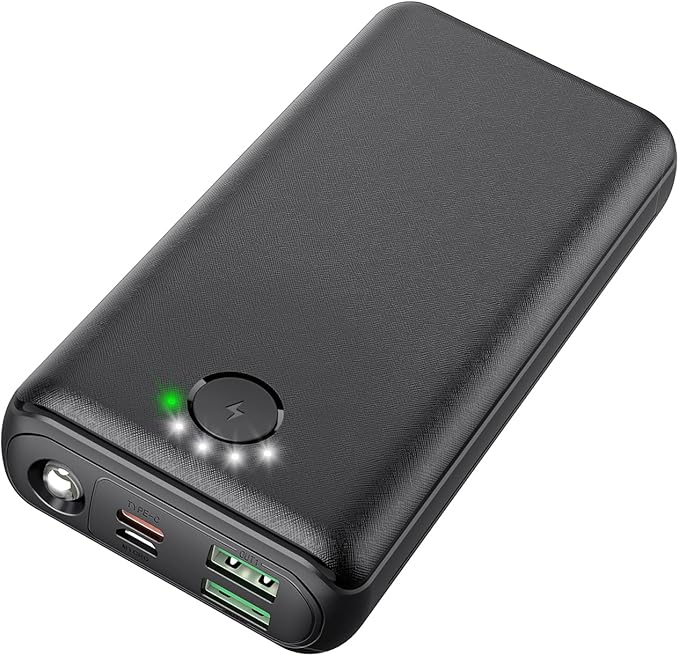 Portable Charger Power Bank 30000mAh USB C 22.5W Fast Charging External Battery by Unknown