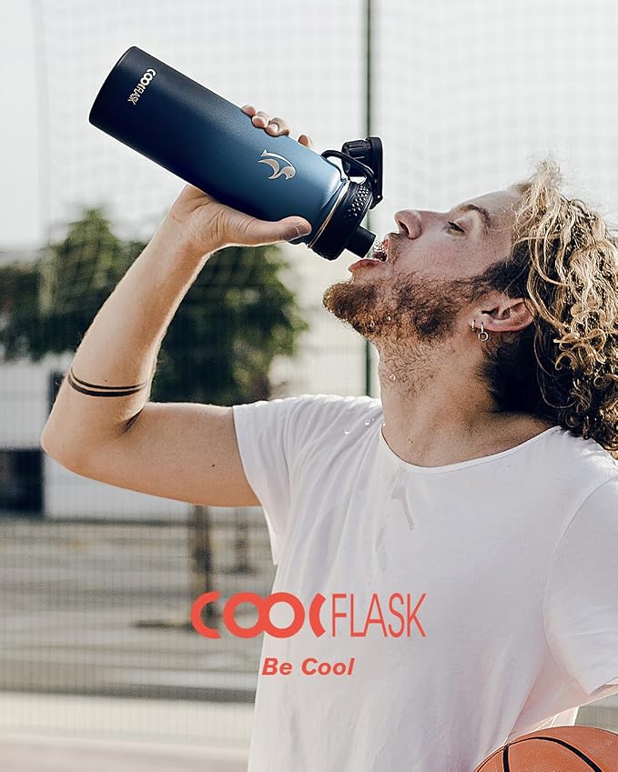 Coolflask Water Bottle 20 oz Insulated - Image 6