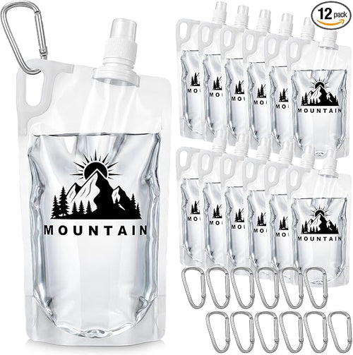 12pack 1L Collapsible Water Bottles by Unknown