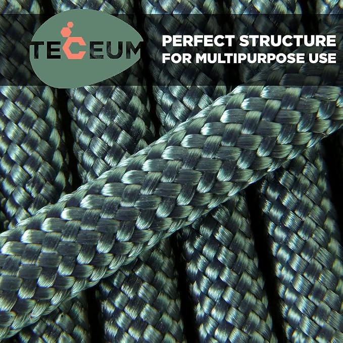 TECEUM Reflective Paracord Rope 1000 – 1000ft/200ft/100ft/50ft – 40+ Colors – - Image 5