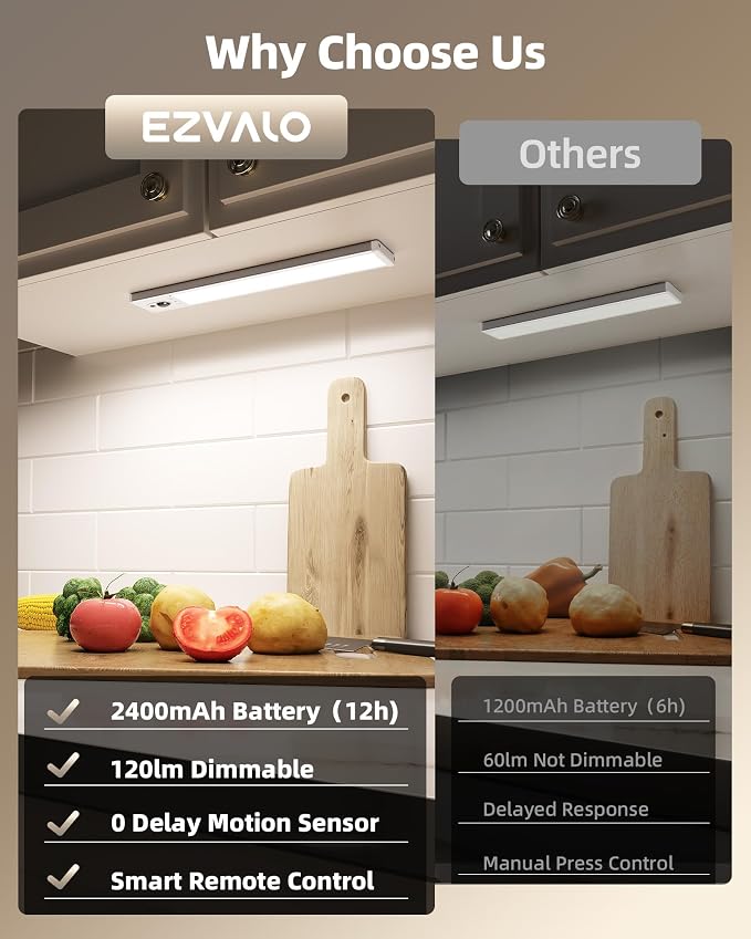 EZVALO 5-Pack Under Cabinet Lighting - Image 2