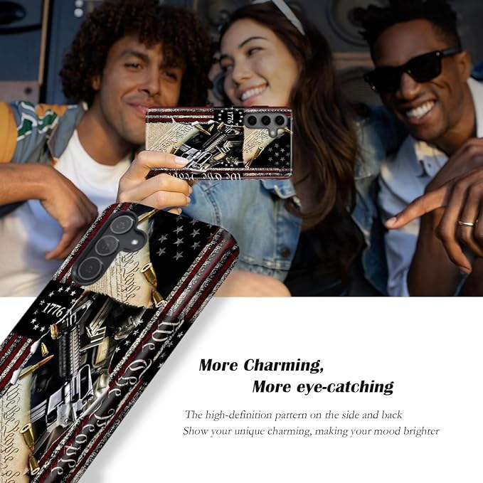 Compatible for Samsung Galaxy S26 Plus 5G Case, Dual Layer Heavy Duty 2 in 1 - Image 4