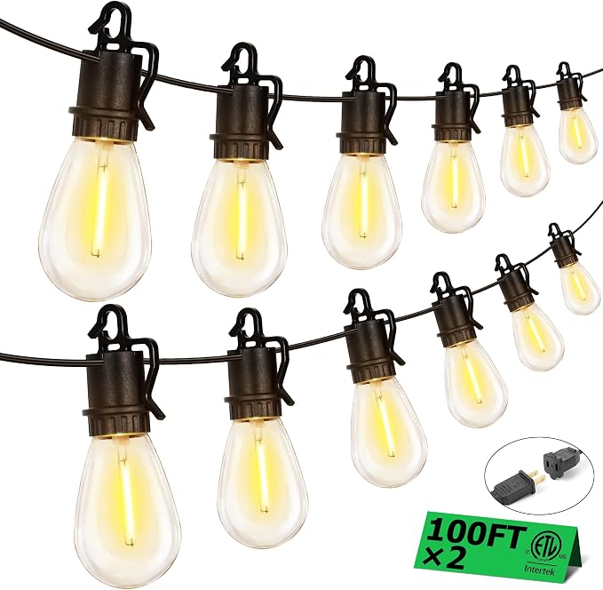200FT Outdoor String Lights by TDLOL