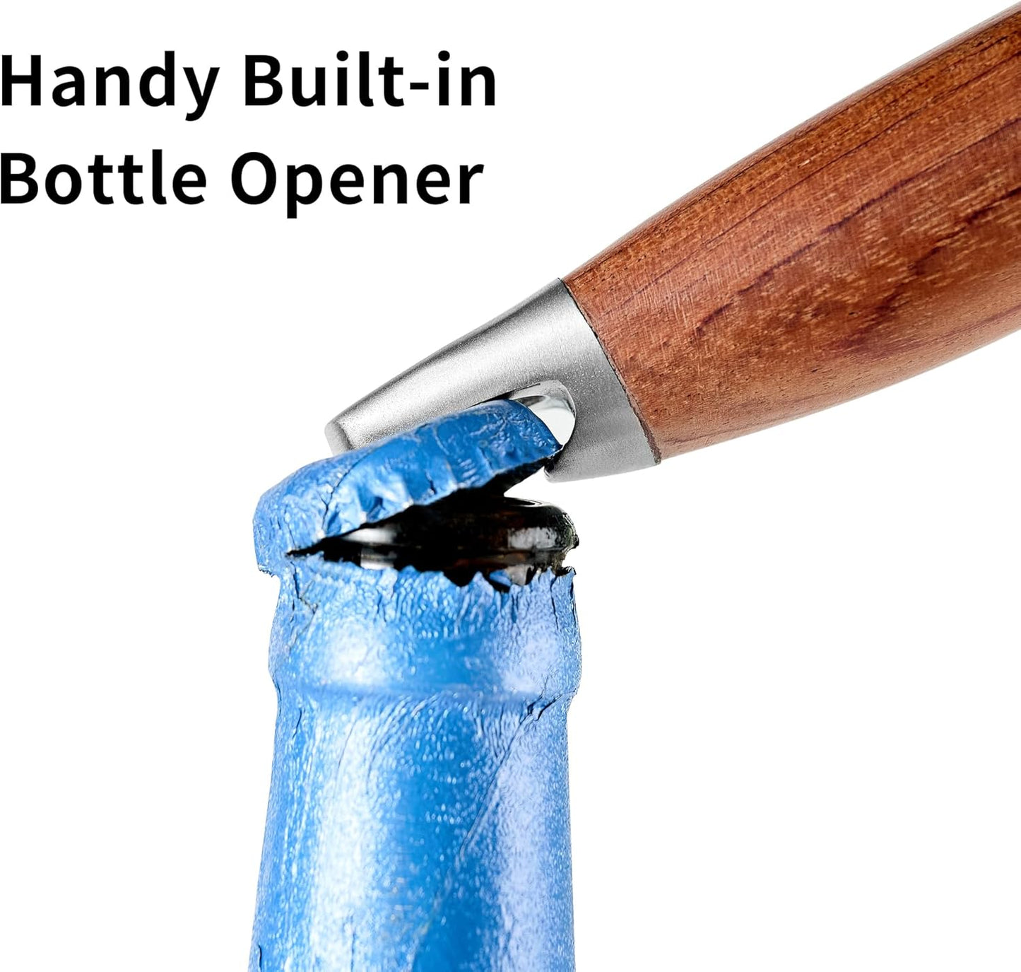 FJNATINH Heavy-Duty Grilling Accessories Rose Wooden BBQ Grilling Tools Set,Outdoor Grill Set with Spatula, Fork & Tongs,Essential Accessories for Barbecue & Grill. Ideal Gift for Men