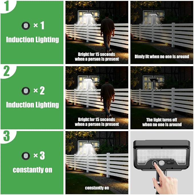Solar Lights, Outdoor Solar Motion-Activated Light - Image 8