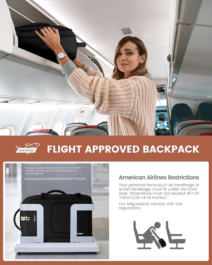 LOVEVOOK Carry On Travel Backpack - Image 2