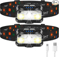 LHKNL Headlamp Rechargeable, Lumen Super Bright Motion Sensor Head Lamp by LHKNLHOME
