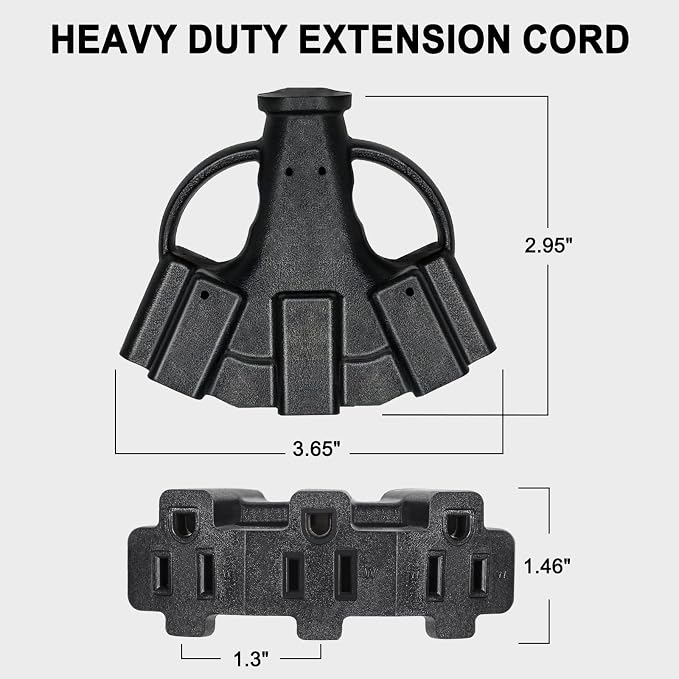 15FT 12/3 Outdoor Extension Cord - Image 2